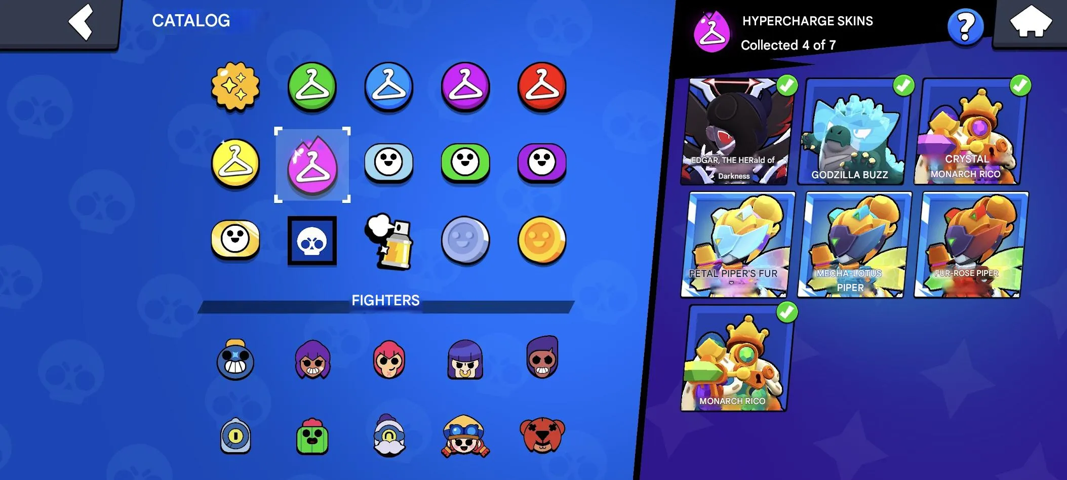 BS1909 89 Brawlers | 55189 Trophies | 210+ Skins | 4 Hypercharges | 10 Titles | 18 Maxed Piano Bold Account 